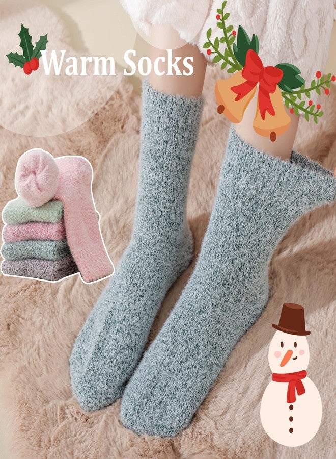 Marchare Women's Fuzzy Socks - Warm, Thick, Fluffy, Cozy Wool Socks for Women, Size 5-11 - Image 2